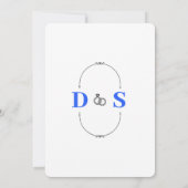 Grappige bruiloft uitnodiging Design (Achterkant)