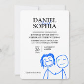 Grappige bruiloft uitnodiging Design (Voorkant)