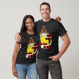 Grappige bruine beer die een bad neemt in een mok  t-shirt