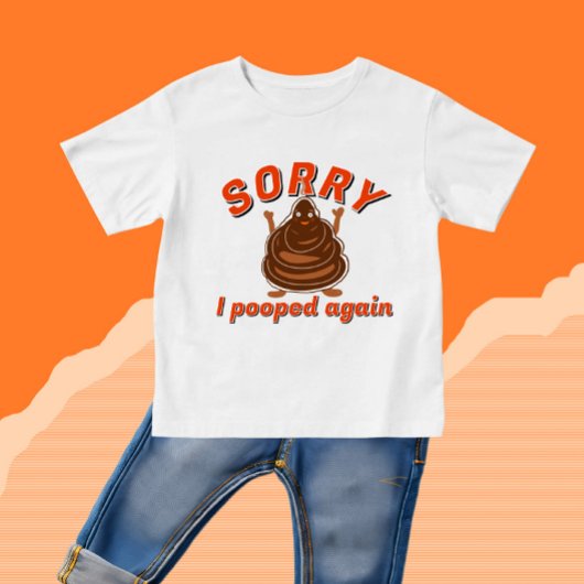 Grappige bruine poep