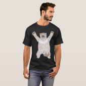 Grappige Brullende Beer T-shirt (Voorkant volledig)