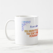 Grappige brutale attitude quote koffiemok - persoo (Links)