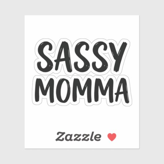 Grappige brutale moeder sarcastische humor citaat sticker (Vel)
