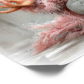 Grappige brutale yogakunst perfect poster (Hoek)