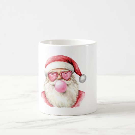Grappige Bubble Gum Santa stijl Koffiemok (Center)