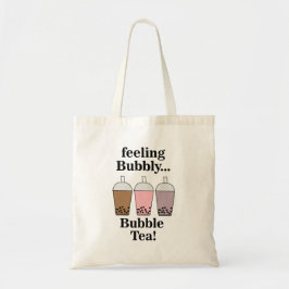 Grappige Bubble Tea Drank Tote Bag