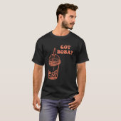 Grappige Bubble Tea en Boba Tea T-shirt (Voorkant volledig)