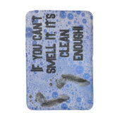 Grappige Bubbles Tienerjongen als je het niet kunt Badmat (Voorkant Verticaal)