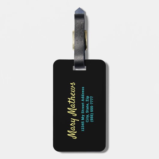 Grappige bucket list hier kom ik bagagelabel (Achterkant verticaal)