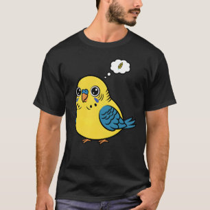 Grappige Budgerigar Gele Budgie Parkiet Huisdier V T-shirt
