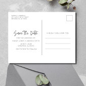 Grappige Budget Bruiloft Save the Date Briefkaart