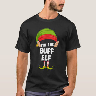 Grappige Buff Elf Matching Familiegroep PJ Kerstmi T-shirt