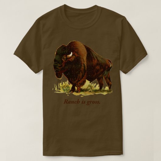 Grappige Buffalo NY Gift Chicken Wings Ranch is Gr T-shirt (Design voorkant)