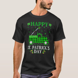 Grappige Buffalo Plaid Groene Truck Piccolo St. Pa T-shirt
