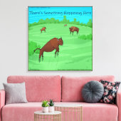 Grappige Buffalo Springfield For What Its Worth Canvas Afdruk (Insitu (Woonkamer))