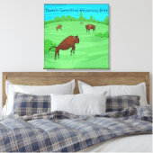 Grappige Buffalo Springfield For What Its Worth Canvas Afdruk (Insitu (Slaapkamer))
