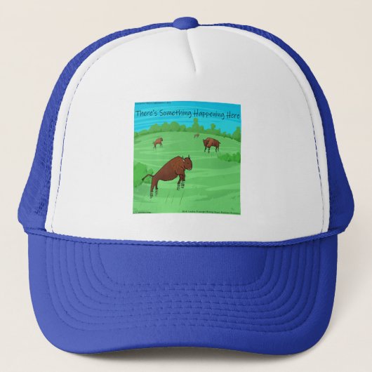 Grappige Buffalo Springfield For What Its Worth Co Trucker Pet (Voorkant)