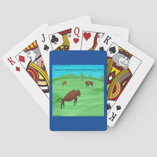 Grappige Buffalo Springfield For What Its Worth Pokerkaarten (Achterkant)
