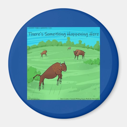 Grappige Buffalo Springfield Voor Wat Het Waard Is Magneet (Voorkant)