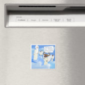 Grappige Buffalo Wings In De Hemel Cadeau Magneet (Insitu (Vaatwasser))