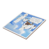 Grappige Buffalo Wings In De Hemel Cadeau Tegeltje (Zijkant)