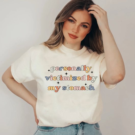 Grappige buikpijn t-shirt