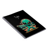 Grappige Buitenaardse Alien Dabbing Persoonlijk Notitieboek (Rechterzijde)
