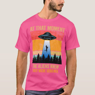 Grappige buitenaardse hond ontvoering UFO - Belgis T-shirt