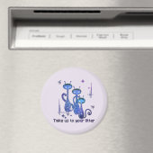 Grappige buitenaardse katten - "Breng ons naar je  Magneet (Insitu (Vaatwasser))