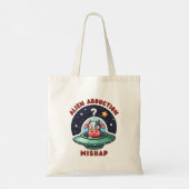 Grappige buitenaardse ontvoering mislukt - Schatti Tote Bag (Achterkant)