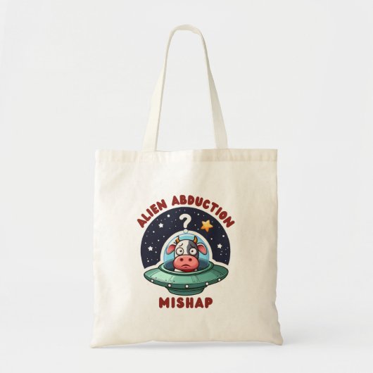 Grappige buitenaardse ontvoering mislukt - Schatti Tote Bag (Voorkant)