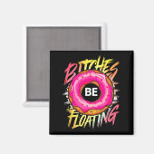 Grappige Buizen zweven Zomer Float Magneet (Voorkant / Achterkant)