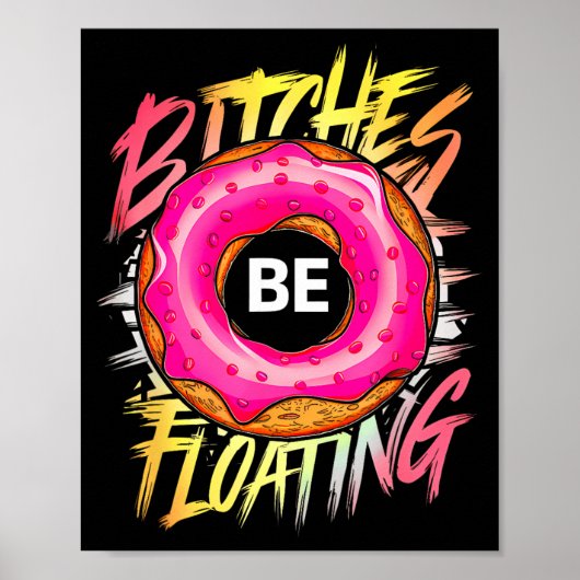 Grappige Buizen zweven Zomer Float Poster (Voorkant)