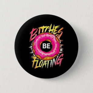 Grappige Buizen zweven Zomer Float Ronde Button 5,7 Cm