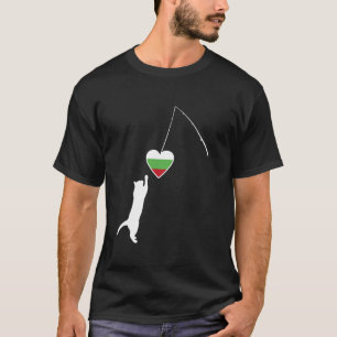 Grappige Bulgaarse Kattenliefhebber Trots Bulgarij T-shirt