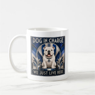 Grappige Bulldog Bestuurt Huis Koffiekopje - Mok