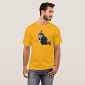 Grappige Bulldog Heks T-shirt (Voorkant volledig)