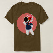 Grappige Bullseye Hond Team Lid TShirt 9 (Design voorkant)