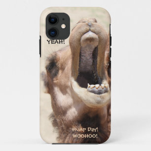 Grappige Bult Dagen Kameel Hoesje, WooHoo!! iPhone 11 Hoesje
