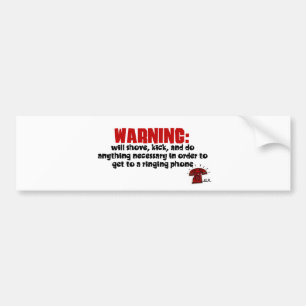 grappige bumpersticker