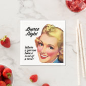 Grappige Bunco Night Retro  Vrouwen Swell Servet (Insitu)