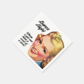 Grappige Bunco Night Retro  Vrouwen Swell Servet (Hoek)
