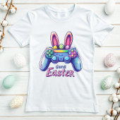 Grappige Bunny Gamer Controller Pasen T-shirt