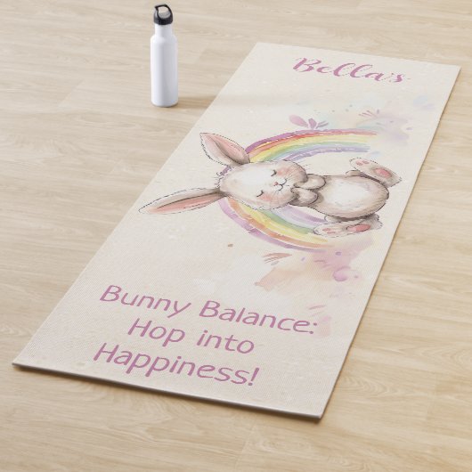 Grappige bunny kinder yoga mat (In situ)