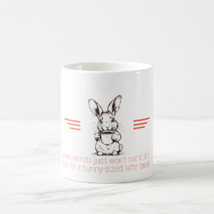 Grappige Bunny Latte Break Koffie Liefhebber Citaa Koffiemok