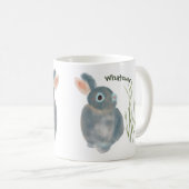 Grappige Bunny Mok – Waterverf Konijn illustratie (Voorkant rechts)