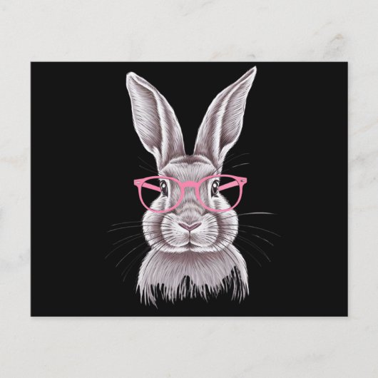 Grappige Bunny Schattigee Familie Cadeaus Pasen Flyer (Voorkant)