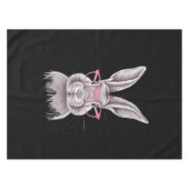 Grappige Bunny Schattigee Familie Cadeaus Pasen Tafelkleed (Voorkant (Horizontaal))