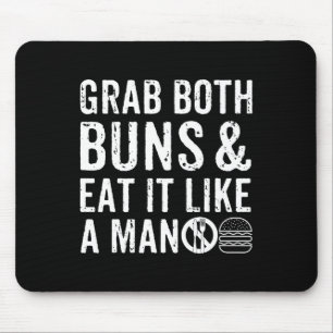 Grappige Burger BBQ Mannen Cadeau Burger Lover Ech Muismat
