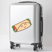 GRAPPIGE BURRITO DIE-CUT STIJL DECAL STICKER VOOR  (Koffer)